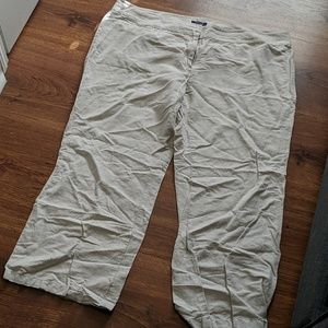 Lands End linen pants size 22w